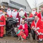 The group of Santa bikers will leave Cornwill Yard in Evesham at 12pm