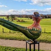 The birds were sculpted by groups from Worcestershire under the guidance of artist MrASingh