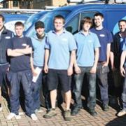 MILES OF SMILES:  Apprentices who have gone on to take up positions within Property Care Partnership. From left, Michael Whalley, Kris Kriesel, Craig Phillpots, Sam Benson, Tom Rose, Sean Dixon, Russell Cook, Richard Cooper, Simon Johnson and Tom Bates.