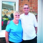 INSULATION: Maureen and Ron Sandalls, of Evesham, sought advice on insulating their home and were given financial support to improve energy efficiency. They hope this will keep them snug and cosy this winter.
