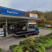 The jet wash will be built next to the petrol station at Tesco Warndon