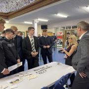 Students explore their options at the RGS Worcester careers expo.