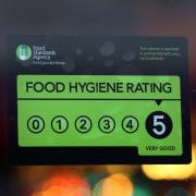 Food hygiene ratings in Worcester