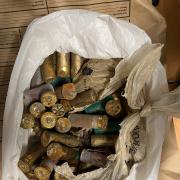 AMMO: Shotgun cartridges seized during a search in Mulberry Terrace after an arrest in Saddlers Walk in Blackpole