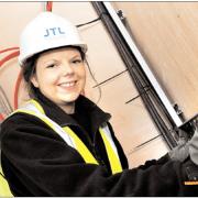 EVERY DAY DIFFERENT: Helen Morrison is an apprentice with Evesham firm Buzz Electrical through the JTL national building trade training charity.