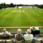 SIGHT TO BEHOLD: This is the sight from the new suite at New Road where fans will have a fine view of the action.