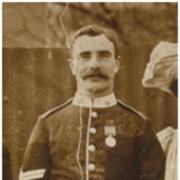 SET TO BE HONOURED: George Mason, a sergeant with the second battalion of the Worcestershire Regiment who fought in the First World War