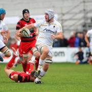 MAT GILBERT: Scored two tries for Worcester Warriors in their victory at home to Jersey.