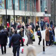 Worcester's busy High Street
