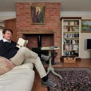 AT HOME: Robin Walker relaxing at his home in Powick.