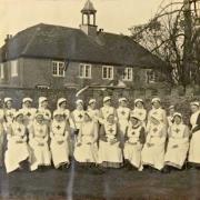 NURSES: VAD Nurses at Hartlebury- part of the exhibition 'A Happy Convalescence', which is being staged at the County Museum, Hartlebury Castle, as part of the Worcestershire World War One Hundred Project-Image courtesy of Worcestershire Archive and