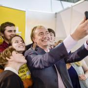 CHEEKY: Lib Dem leader Tim Farron, who really should be dragged over hot coals by Worcester's MP.