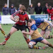 Action from Worcester Wanderers' derby at Hereford. Pictures: JAMES MAGGS.