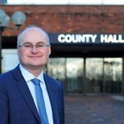 Former leader Simon Geraghty is stepping down from the city council after 24 years - but staying on as county council leader