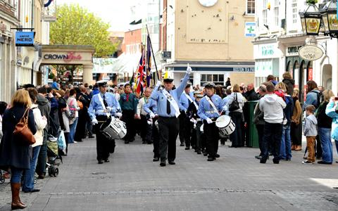 St George's Day parade 2012