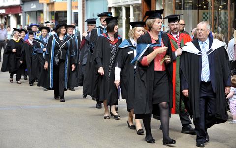 University of Worcester honorary degrees 2012