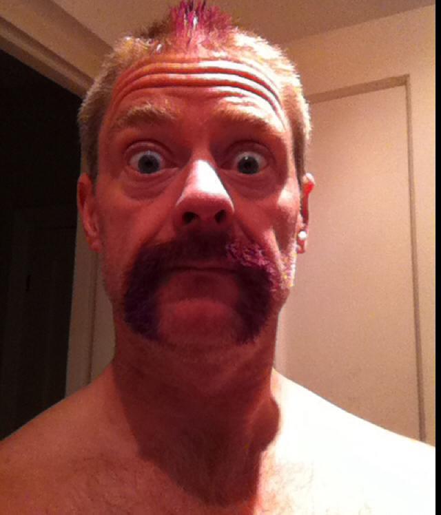 Dave Smith hit a purple patch with his moustache