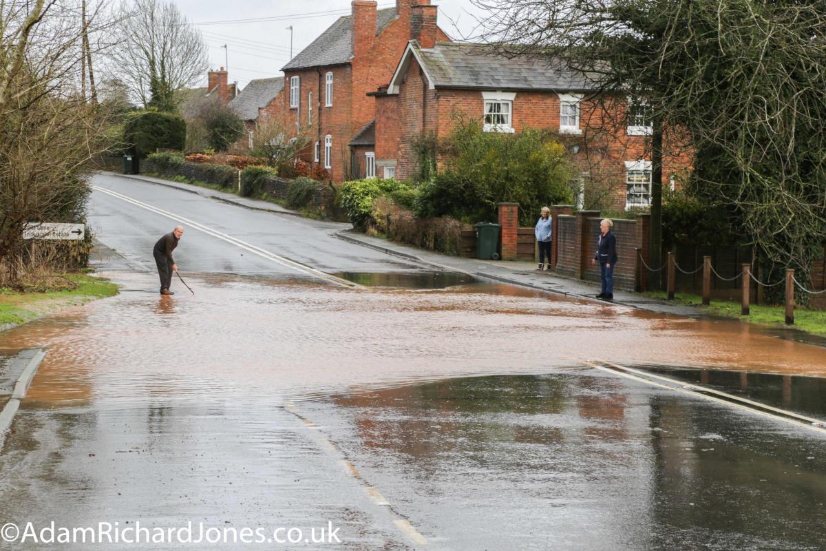Floods in Worcester by Adam Richard Jones