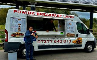 OPEN: Omer Tekagac, owner of Powick Breakfast Land, is ready to welcome customers.