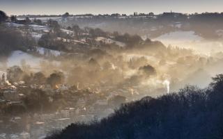 Early morning mist rolls into the Stroud valleys. Photo: Tea Smart/Squashed Robot Films courtesy of Cotswolds National Landscape.
