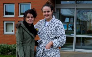 I didn't wear slippers and a nightgown like these pair protesting at the school in Darlington - but I have done the school run in PJs (s)