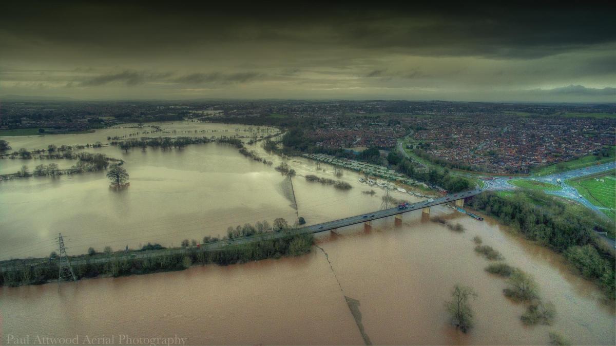 Carrington Bridge, Worcester. Picture by Paul Attwood Aerial Photography paapitd@outlook.com