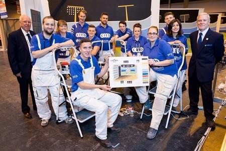 FINALS: The 2015 Apprentice Decorator of the Year finalists at the NEC in Birmingham. (58233603)