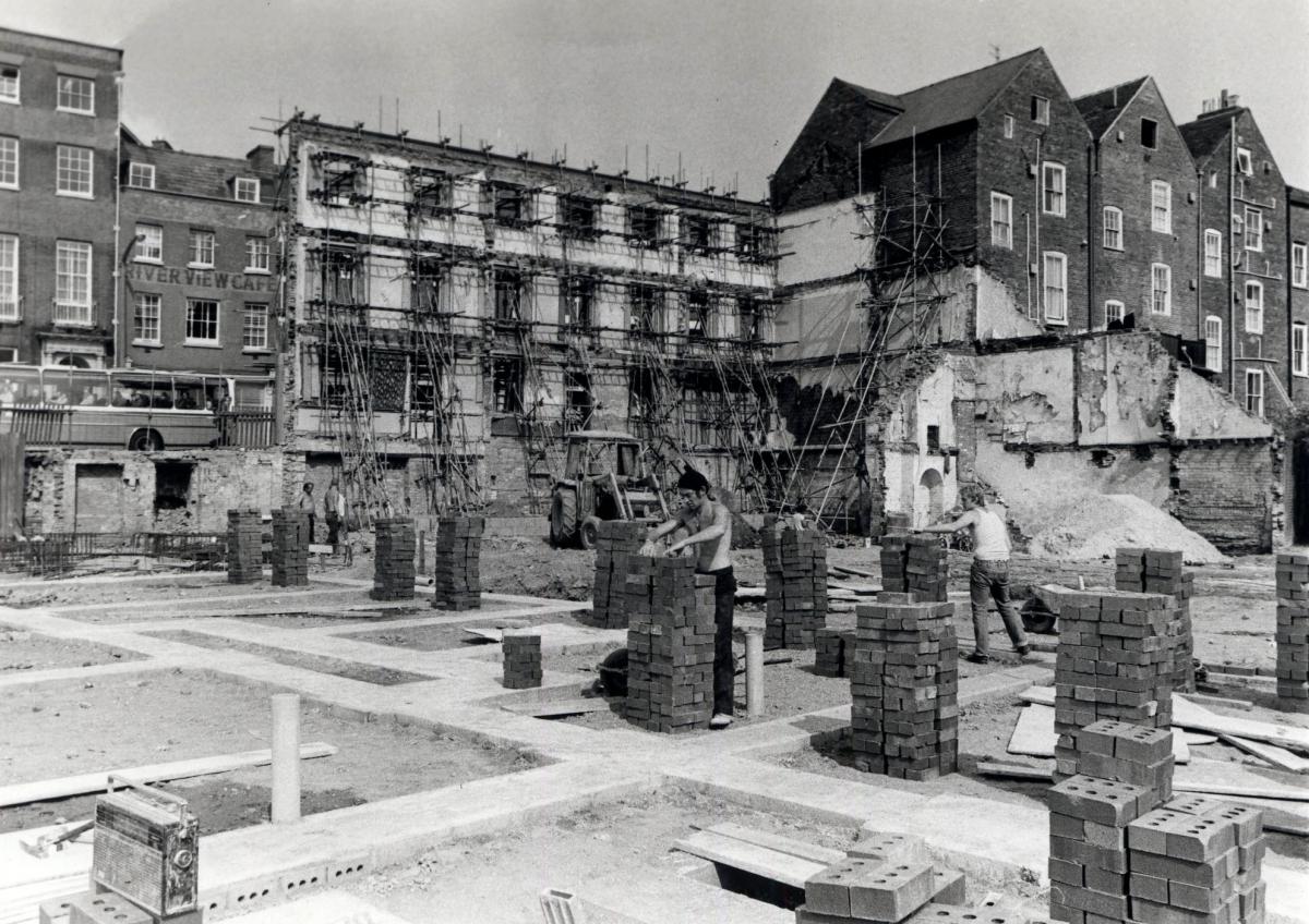 The remarkable £5 million 're-birth' of Worcester's historic Bridge Street's led to a dramatic transformation of the once-gracious Georgian row lining the thoroughfare which were in a desperate state during the early 80s and facing calls for it to be dem