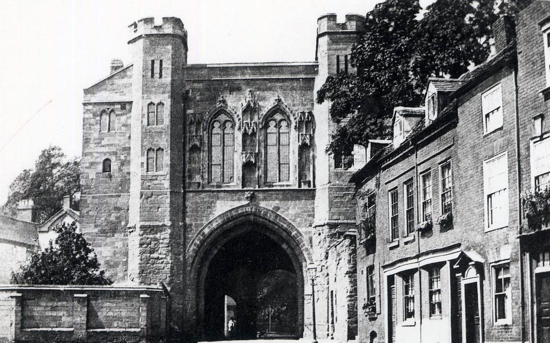 THE Cathedral Gate in Edgar Street is one of the most historic features in the historic city of Worcester, and here it is in an undated photo from the archives of the Worcester News.
In 1981, the gate was in the headlines when a museum in America announce