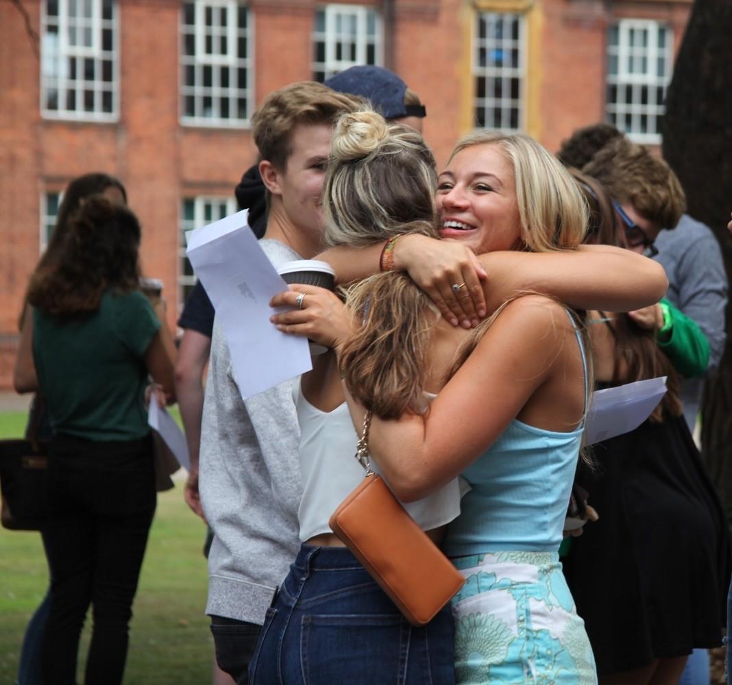 RGS Worcester students celebrate their results