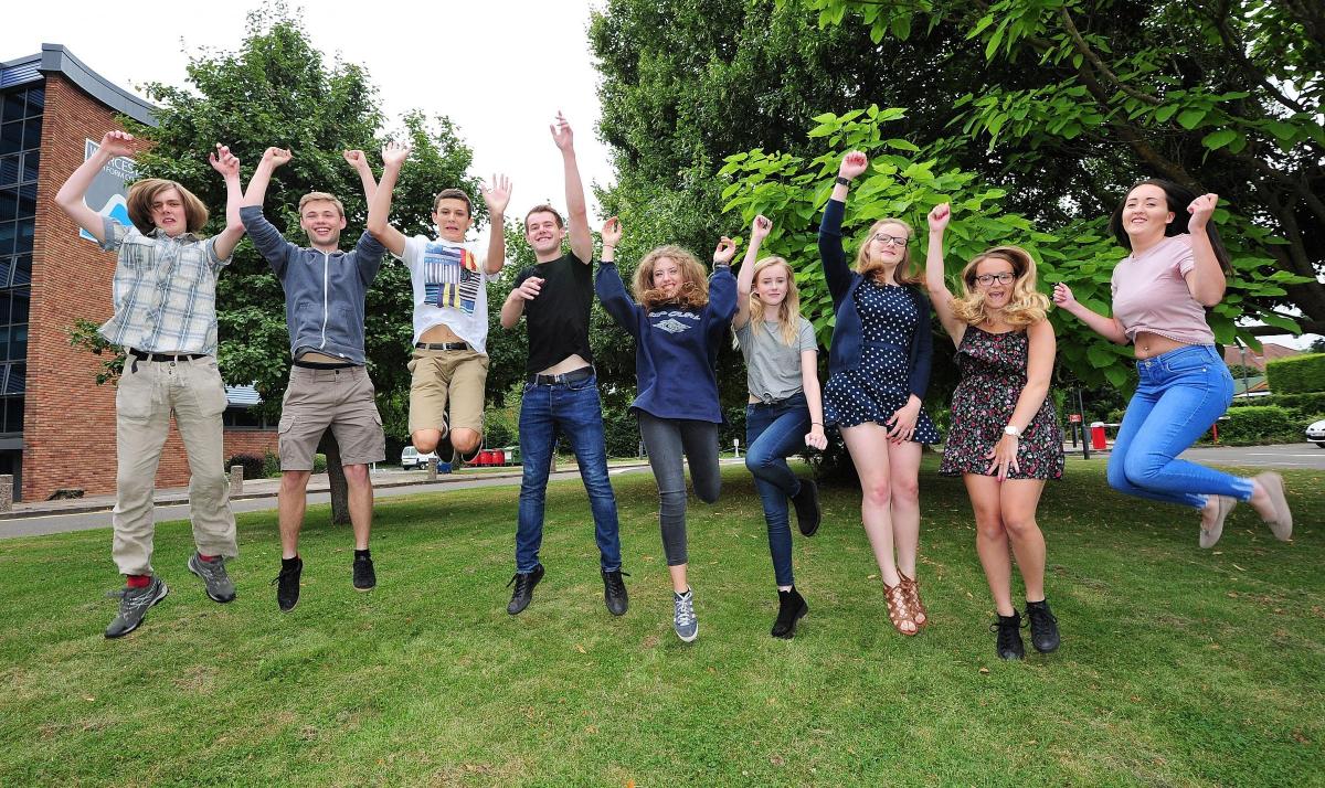 The waiting is over for students at Worcester Sixth Form College