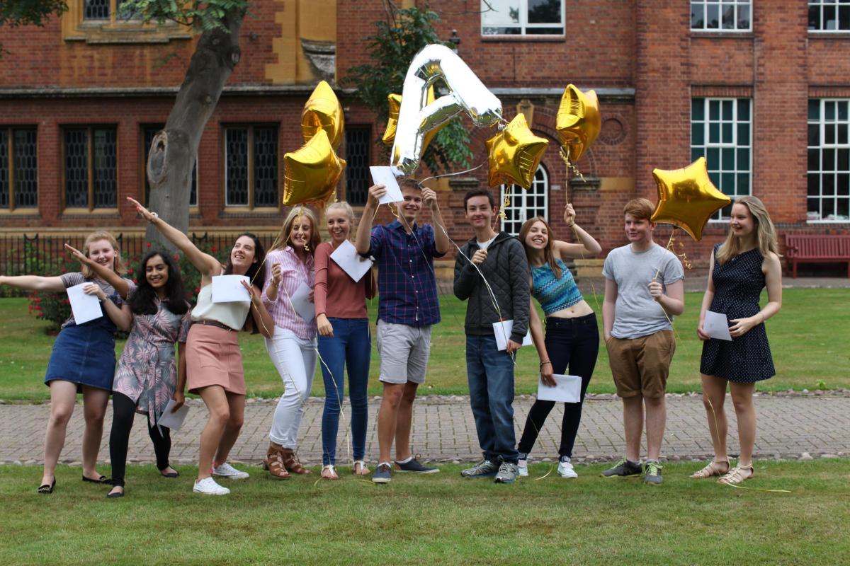 RGS: One third of the year group obtained nine or more A* or A grades. Picture by RGS Worcester.