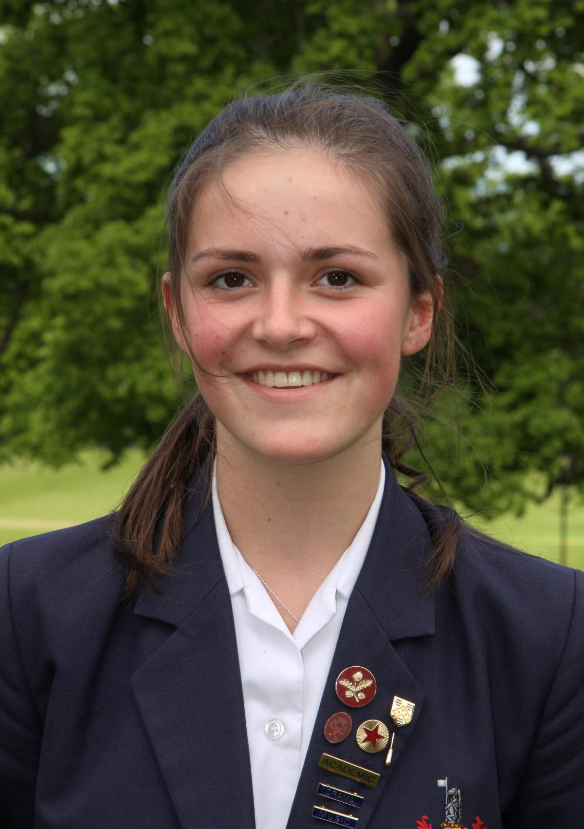 MALVERN COLLEGE: Amelia Wilson scored 12 A*s at GCSE. Picture by Malvern College.