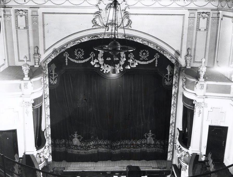 Vanished Worcester. The magnificent stage of the Theatre Royal, Worcester