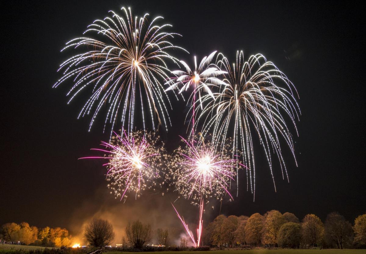 Evesham Town Council's firework display was spectacular. Picture by Jan Knurek.