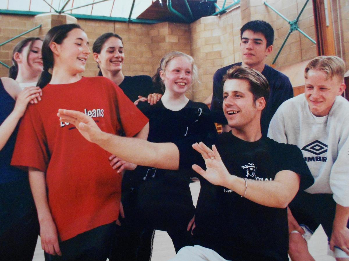 Year ten dance students in May 1997