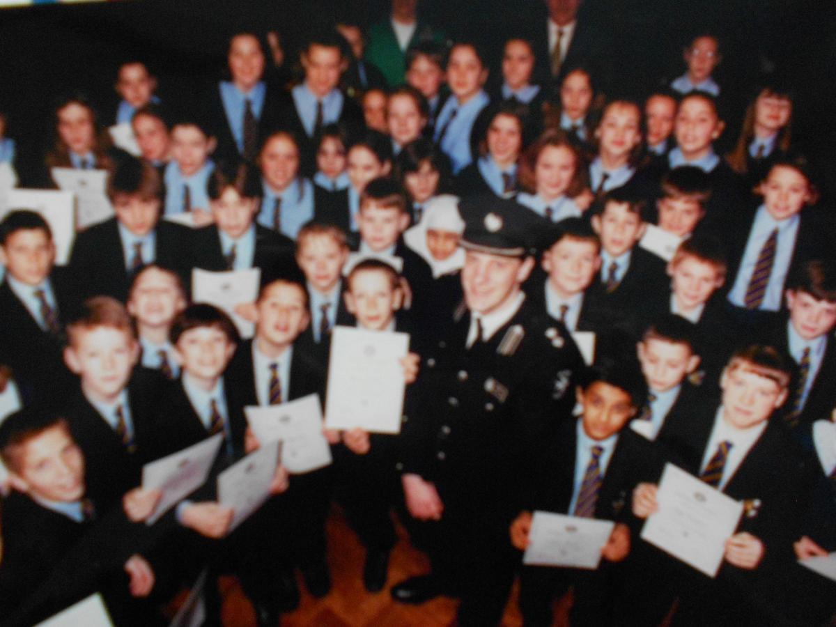 Year seven pupils taught life-saving skills in 1996