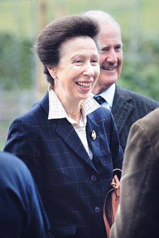 Princess Anne visits Worcestershire 2008