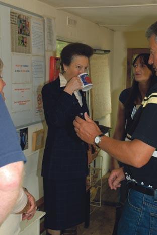 Princess Anne visits Worcestershire 2008
