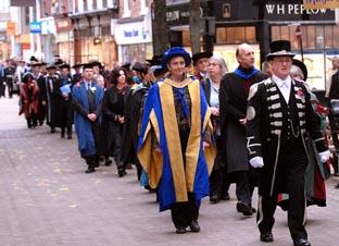 University of Worcester graduations 2008
