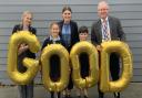 CELEBRATE: Inspectors from Ofsted gave Pinvin C of E First school a Good rating.