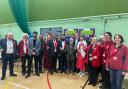 POLICIES: Labour councillors and supporters after the election count last Friday