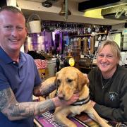 HAPPY: The Black Star owners Andy and Maria Gooding celebrate the Stourport pub being shortlisted at the Midlands Food, Drink and Hospitality Awards 2024