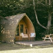 PLAN: A hut on the glamping site