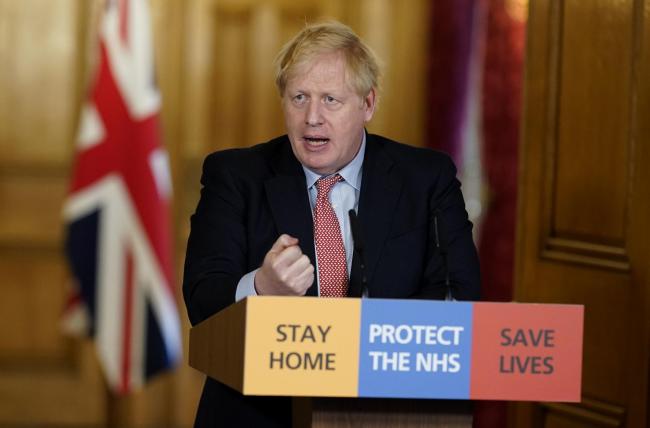 VIRUS: Boris Johnson says he has tested positive for coronavirus. Pic. PA