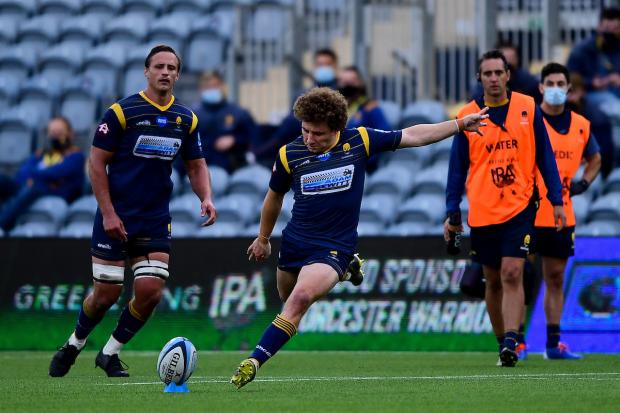 Worcester Warriors in action in the Premiership