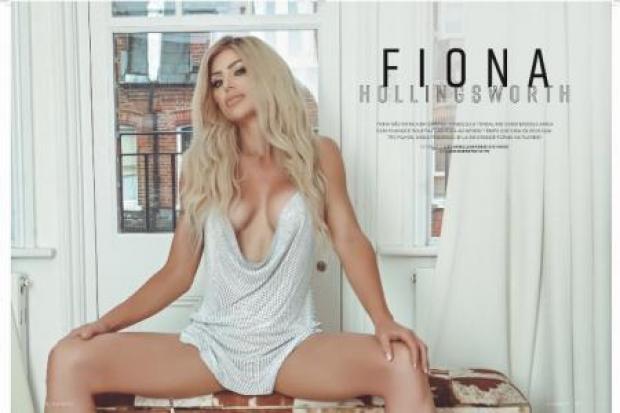 Model Fiona Hollingsworth is celebrating after being featured in Playboy Portugal, and Play Boy Spain