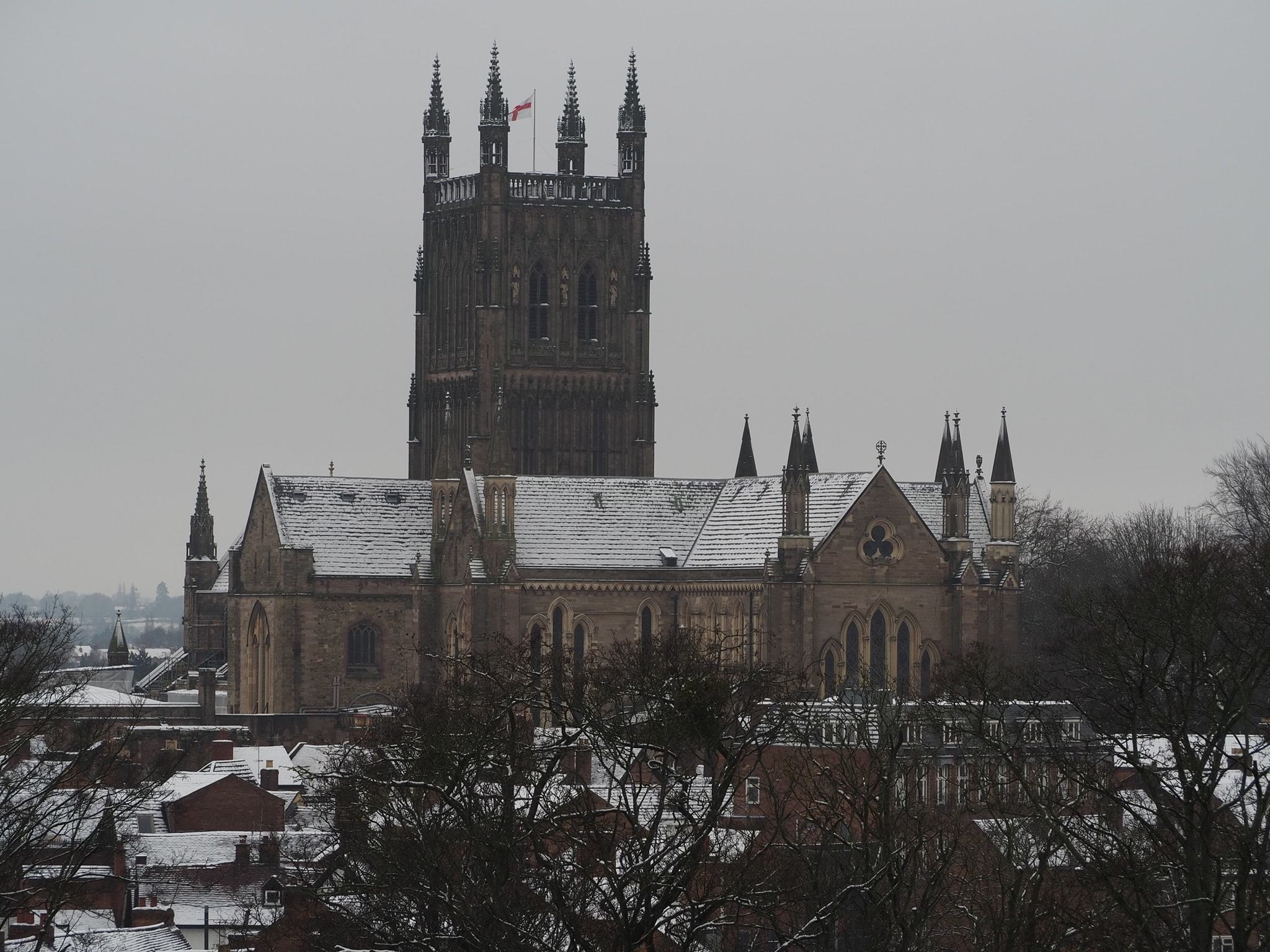 FAVOURITE BUILDING: Worcester Cathedral in the snow. Picture: Lloyd Laskey