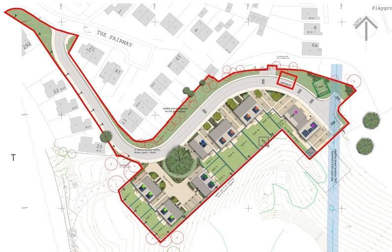HOMES: The layout of the homes on the former Tolladine golf course in Worcester