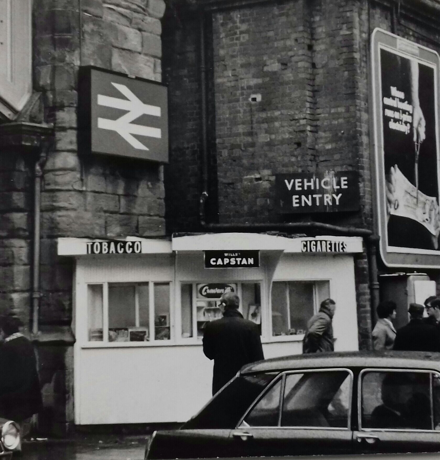 The kiosk beneath Foregate Street railway bridge, a popular stop for a newspaper and packet of cigarettes morning and evening